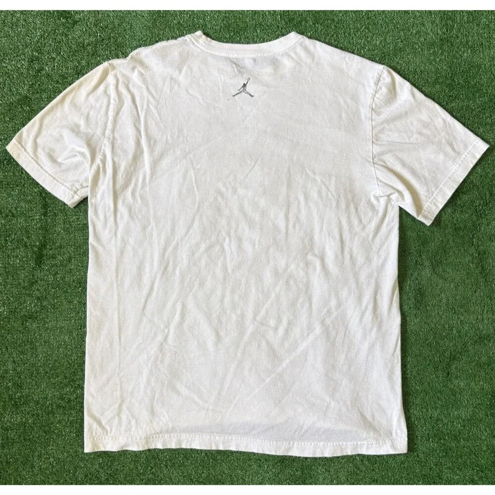 Nike Air Jordan 4 Cements Shirt Men’s Medium White Jumpman Logo White